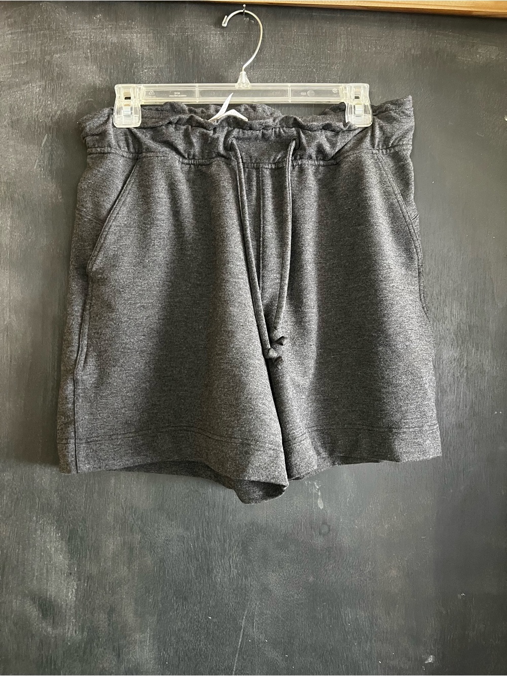 lululemon athletica Women's Charcoal Gray Athletic Drawstring Shorts